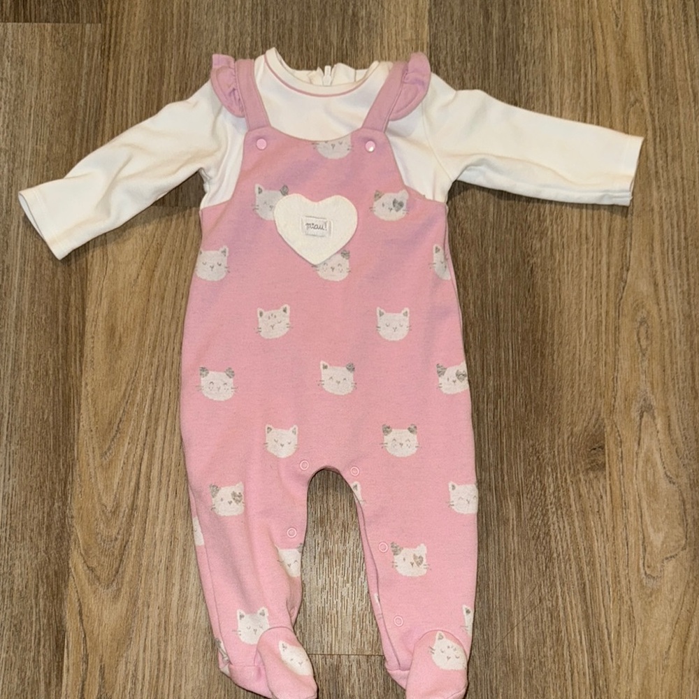 Mayoral Pink Cat Footies